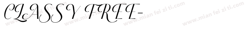 CLASSY FREE字体转换